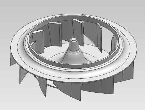 美的冰箱叶轮模具-1